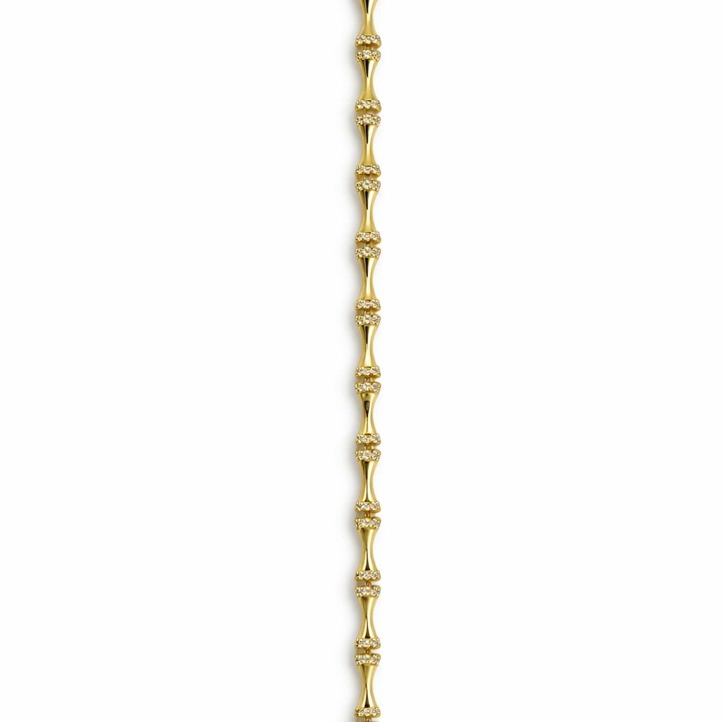 Crystal Gold Bracelet