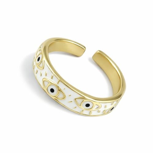 Eye Gold-Plated Ring